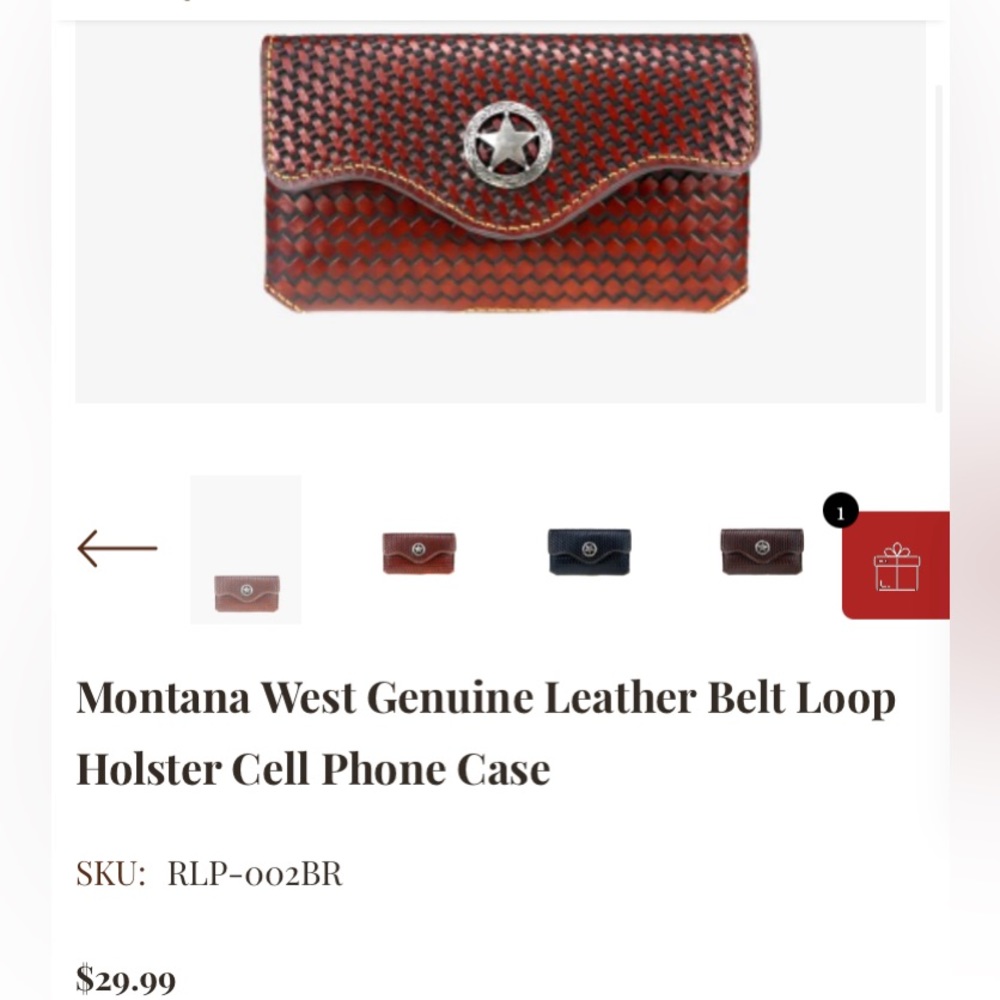 Montana west phone clip